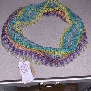 🧶CROCHET SUMMER BREEZE INFINITY SCARF🍃🌾